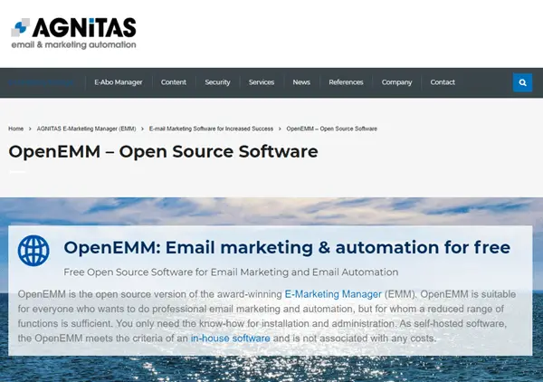 free email marketing software open source