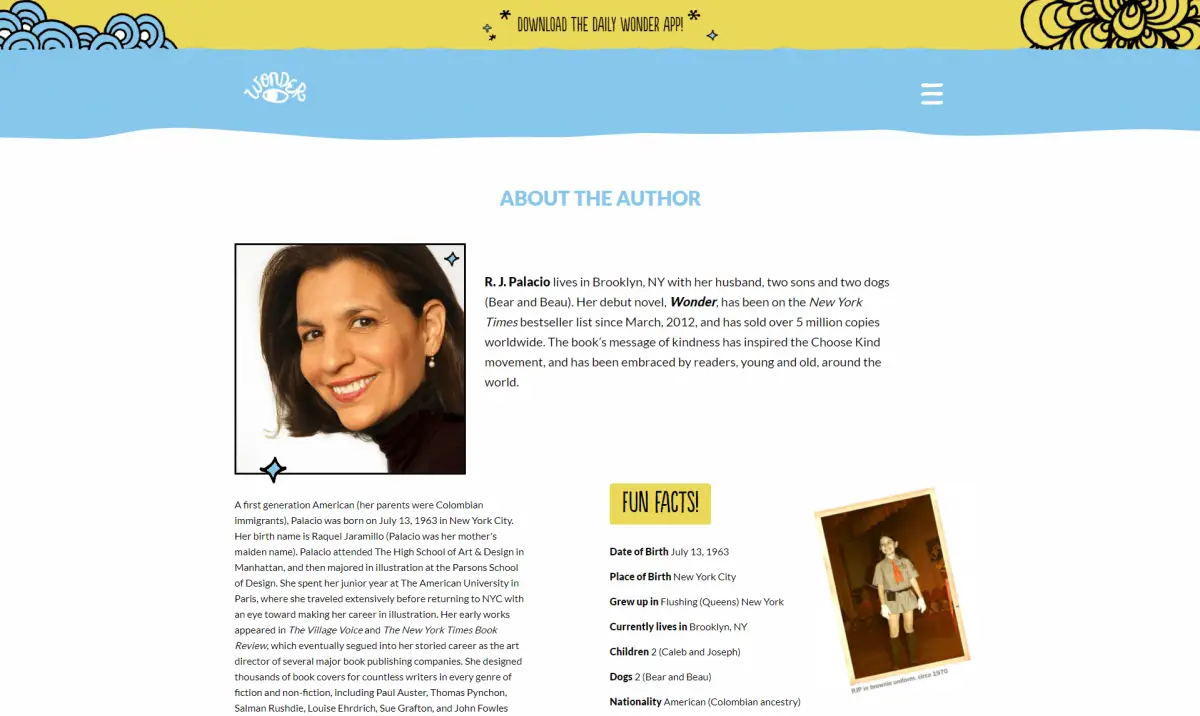 23 Author Landing Page Examples for Inspiration | ClickyDrip