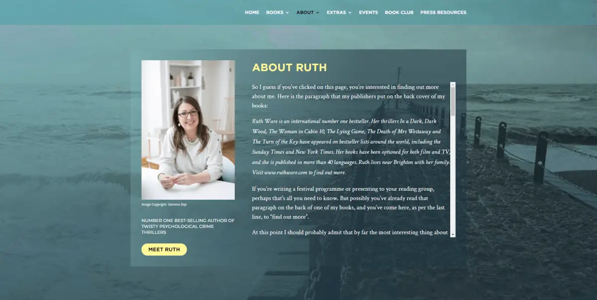 23 Author Landing Page Examples for Inspiration | ClickyDrip