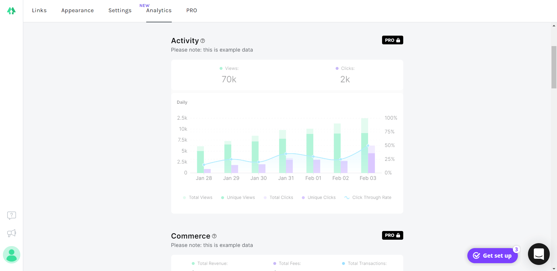 Linktree vs LinkinBio #1: Dashboard Experience