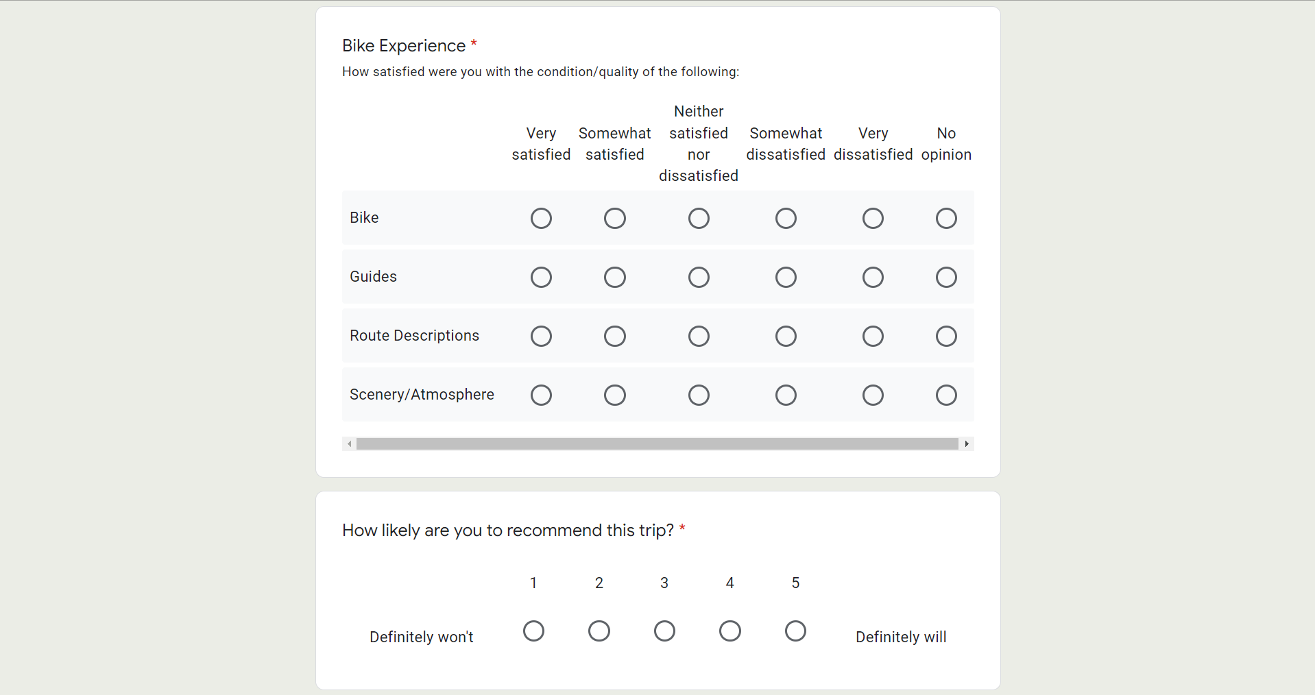 research on google forms