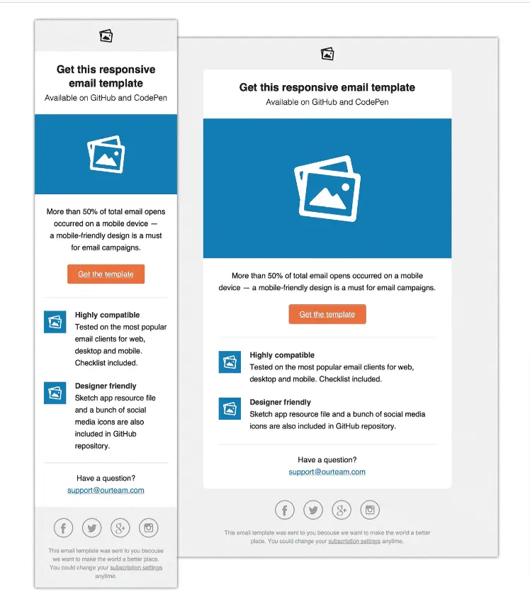 13-simple-html-email-templates-free-clickydrip