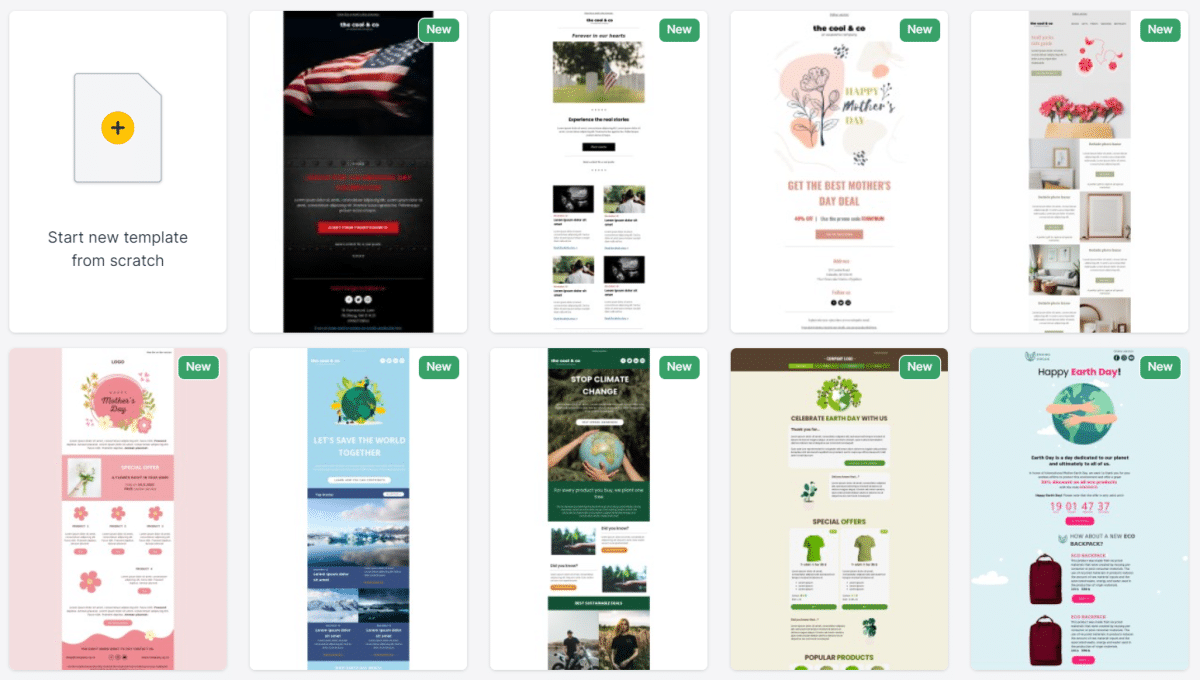 12 best sites for email templates (both free &... Best Free Email Template Builders (RANKED) - ClickyDrip