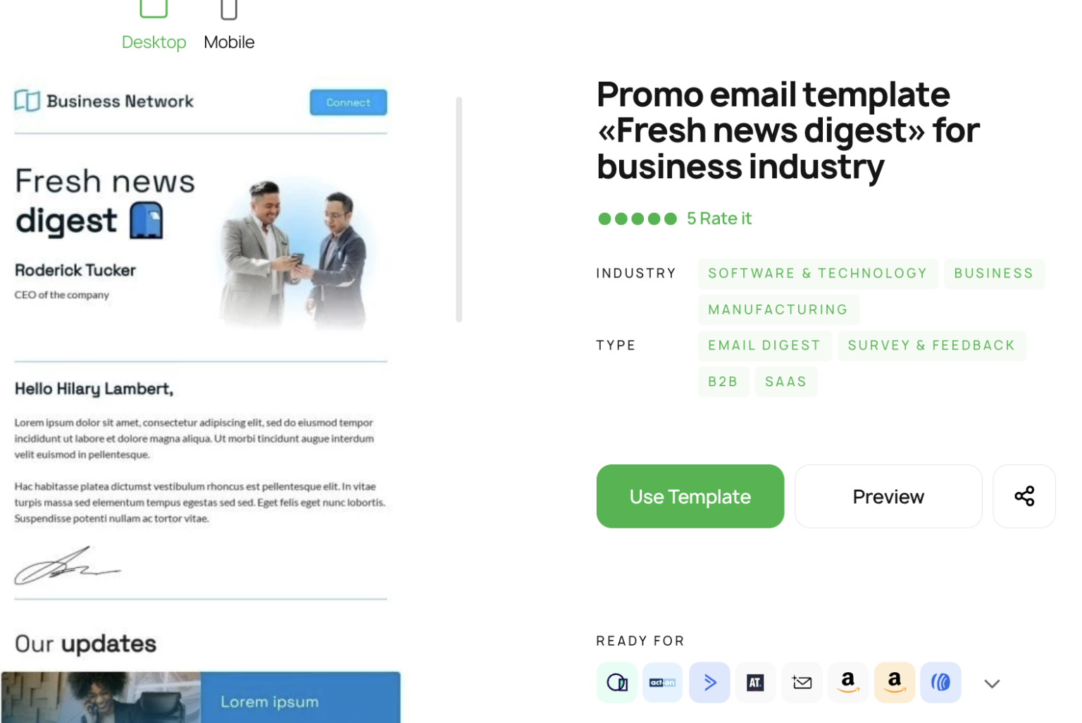 11 Business Email Templates (Free Download) - ClickyDrip