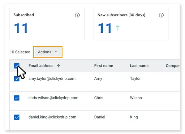 backing up data before cancelling constant contact