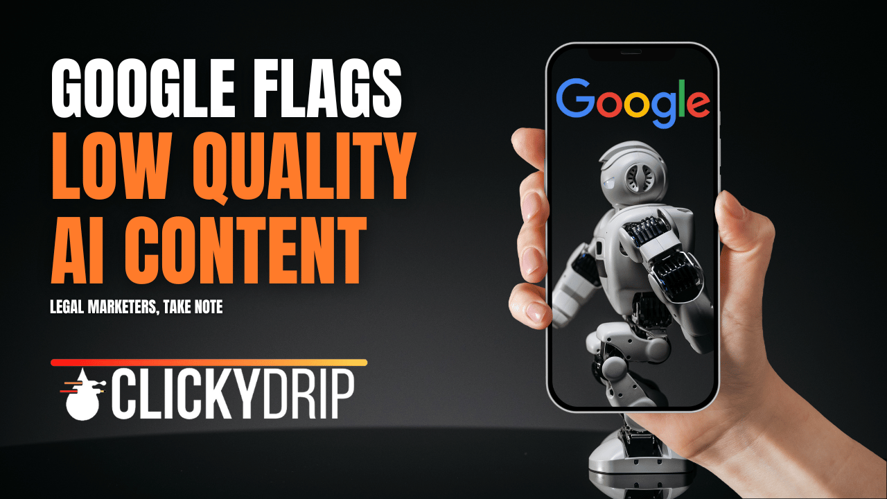 Google flags low quality AI content