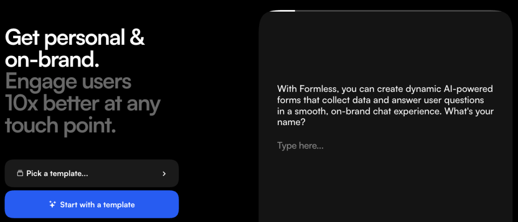 formless.ai conversation